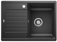 Zia 45 - Silgranitsp&uuml;le, 68x50 Cm, Compact, Schwarz 526009 - Blanco