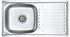 vidaXL Kitchen Sink with Strainer and Trap Stainless Steel (145073)
