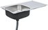 vidaXL Kitchen Sink with Strainer and Trap Stainless Steel (145073)
