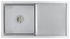 vidaXL Kitchen sink with strainer stainless steel 87 x 44 x 20 cm silver (145080)
