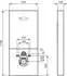 Ideal Standard ProSys Neox Sanitärmodul für Wand-WC (R0144AC)
