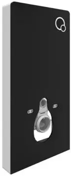 Bernstein Sanit&auml;rmodul 805 Wand-WC Aufputz-Sp&uuml;lkasten Schwarz Glas (805)
