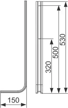 Tece TECEbox Montagef&uuml;&szlig;e f&uuml;r WC-Modul, 2 St&uuml;ck (9030024)