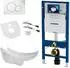 Geberit DUOFIX Komplett-Set Hänge-WC spülrandlos, Vorwandelement UP320 (GEBERIT-EGWWC-SET)