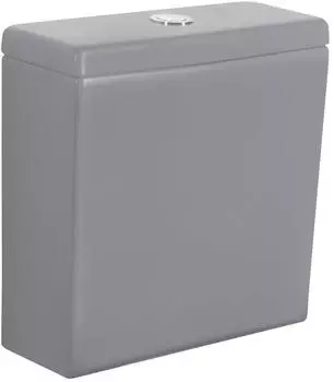 Sapho Paco Keramik-Sp&uuml;lkasten f&uuml;r Kombi-WC, Grau matt (PC1012GR-112)