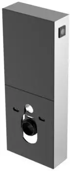 PRIMASTER Vorwandelement Wand-WC mit Sp&uuml;lkasten 100x38cm, schwarz