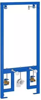 vidaXL Wandhalterung f&uuml;r Bidet-System, blau, Stahl, 50x3x112cm (4106573)