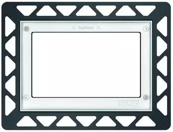 Tece TECEprofil WC-Einbaurahmen für flachbündige Montage, weiß, Kunststoff (9240646)