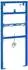 vidaXL Wandhalterung für Urinalsystem Stahl blau 50x3x112cm (4106574)