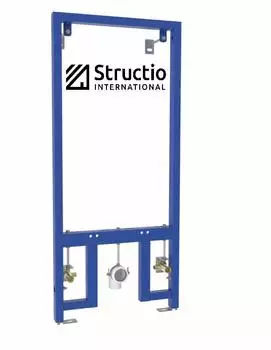 Structio Bidet Vorwandelement Unterputz, schwarz (WC 00)