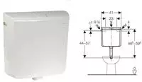 Geberit Sp&uuml;lkasten AP110 136.610.11.1, 6 - 9 Liter, 1-Mengen-Sp&uuml;lung,