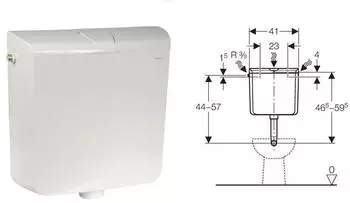 Geberit AP 110 weiß 9L (136610111)