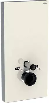 Geberit Monolith Sanitärmodul für Wand-WC Glas sand-grau / Aluminium (131.022.JL.5)