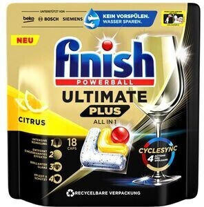 Calgonit Finish Powerball Ultimate All-in-1 Citrus (18 Stk.)