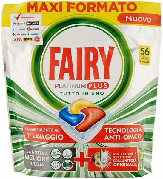 Fairy Platinum Plus All In One Spülmaschinentabs Lemon (56 Stk.)