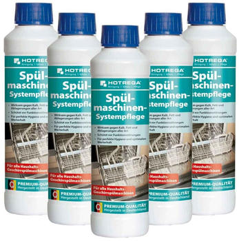Hotrega Sp&uuml;lmaschinen Systempflege 250 ml - Entkalker, Pflege, Sp&uuml;lmaschinenpflege Menge:5