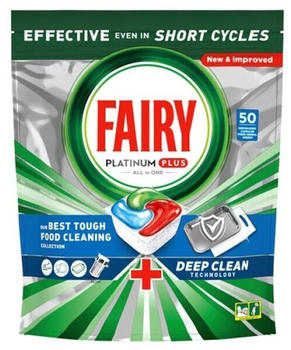 Fairy Multipack 2x 50 Stück Platinum Plus Deep Clean Spülmaschinen Tabs