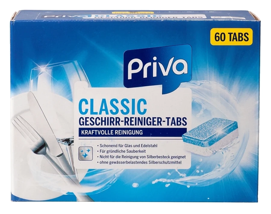 Netto Marken-Discount Priva Classic Geschirr-Reiniger-Tabs