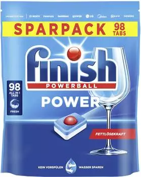 Calgonit finish Spülmaschinen-Tabs »Power« 98 Stück blau