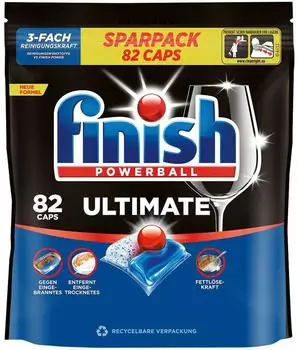 Calgonit Finish Powerball Ultimate Fresh Caps Sparpack