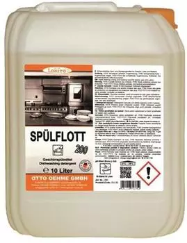 Lorito Geschirrsp&uuml;lmittel Sp&uuml;lflott EU 10 Liter Ecolabel
