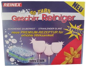 Reinex Geschirr-Reiniger 2-Phasen Tabs (40 Stk.)