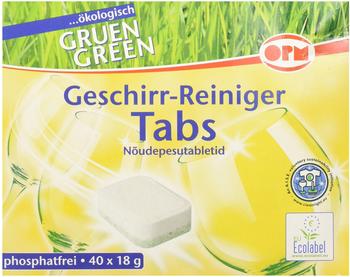 ORO Green Geschirr-Reiniger Tabs (40 Stk.)