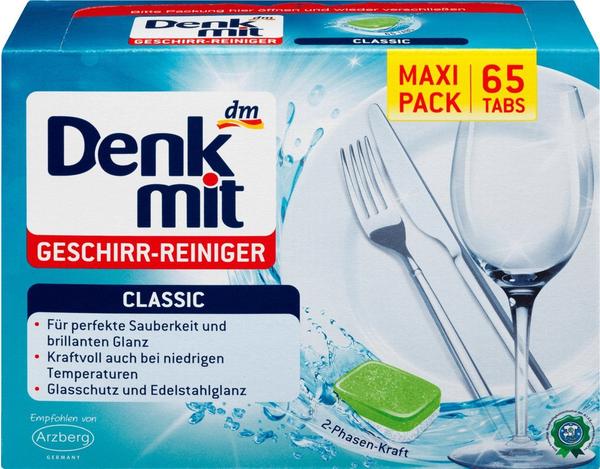 Denkmit Geschirr-Reiniger Tabs Classic (65 Stück)
