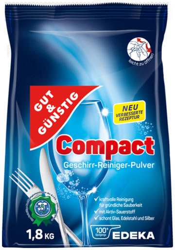 Gut & Günstig Compact Geschirr-Reiniger-Pulver