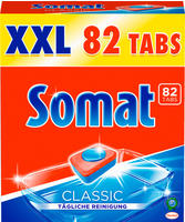 Somat Sp&uuml;lmaschinengeschirrreiniger, XXL, Classic, Tab, Karton (82 St&uuml;ck), Sie
