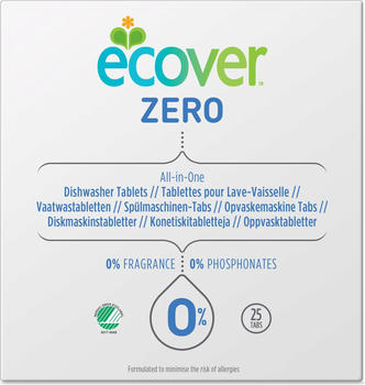 Ecover All-in-One Spülmaschinentabs ZERO (25 Stk.)