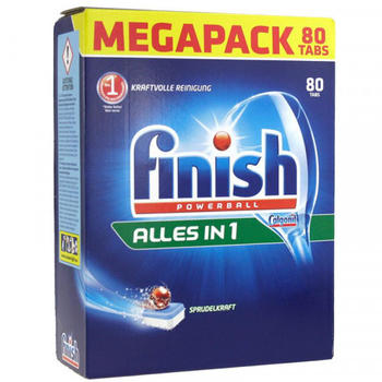 Calgonit Finish Powerball All-in-1 Megapack (80 Stk.)