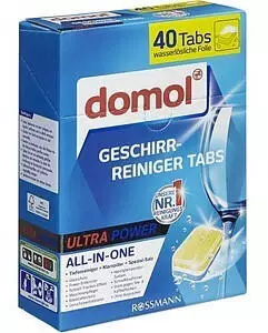 Domol Ultra Power All-In-One Geschirrreiniger Tabs (40 Stk.)