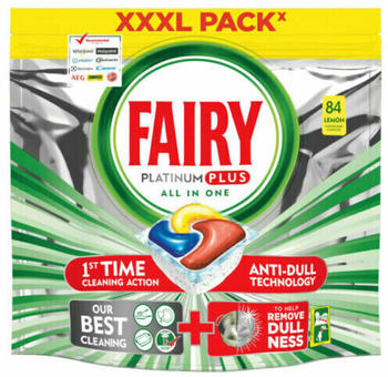 Fairy Platinum Plus All In One Spülmaschinentabs Lemon (84 Stk.)