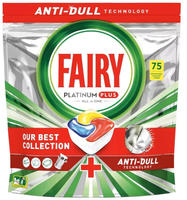 Fairy Platinum Plus All In One Anti-Schleier Sp&uuml;lmaschinentabs, Zitrone, 75 Tabs 1