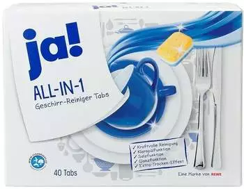 Ja! All-in-1 Geschirr-Reiniger Tabs
