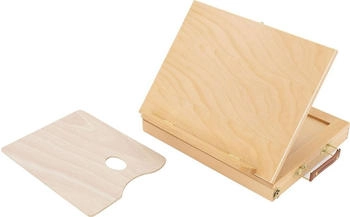 ECD Germany Tischstaffelei Holz mit Schublade und Palette Holzstaffelei Klein