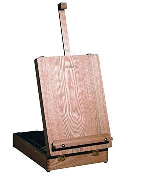Colart Kastenstaffelei 7006555 Liffey für Keilrahmen, bis 62 cm Höhe, Höhenverstellbar, Abmessung: 62 x 27 x 37,5 cm