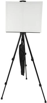 Wellhome Klappstaffelei aus Metall mit Tragetasche maximale Höhe 162 cm