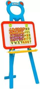 vidaXL Kinderstaffelei 2-1 Staffelei Kreidetafel und Schreibwand für Kinder