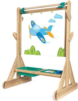 HaPe Outdoor Staffelei Kinderstaffelei für Draußen aus witterungsbestädnigem Holz ab 3 Jahren