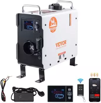 VEVOR All in One Diesel-Luftheizung 2 kW Weiß Vertikal ZM2003