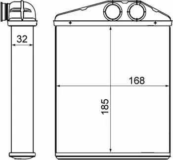 Mahle W&auml;rmetauscher Innenraumheizung f&uuml;r CADILLAC BLS