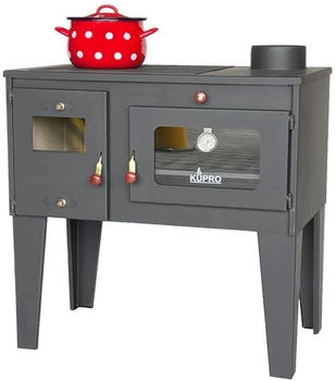 DanDiBo Kaminofen mit Backfach und Herdplatte Alegra 93894