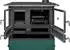 Heathus Festbrennstoffherd Cook Premium 8,9 kW Green Pepper / schwarz