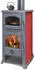 ECOfoxx Kaminofen mit Backfach Cucina 9,7kW bordeaux