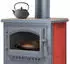 ECOfoxx Kaminofen mit Backfach Cucina 9,7kW bordeaux