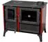 Hosseven Kaminofen mit Backfach und Herdplatte 4013 Rot