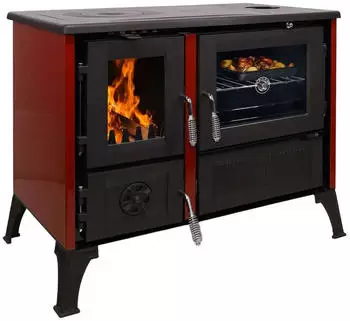 Feuercampus 365 Cook Smart 8,0 kW rot Emailliert