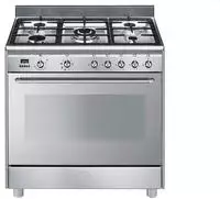Smeg Gas-Standherd "SCD90MFX9-1" mit Backauszug